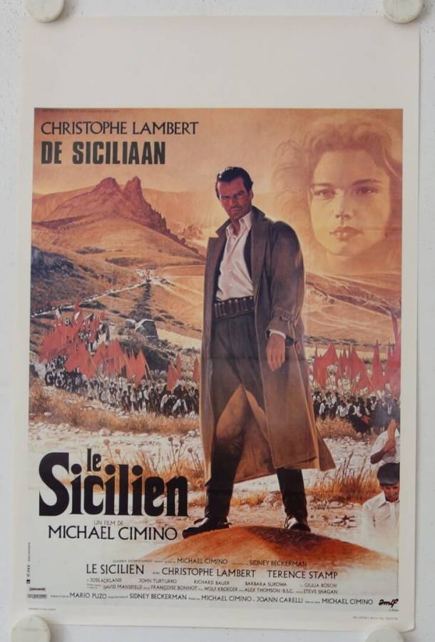 Der Sizilianer originales belgisches Filmplakat